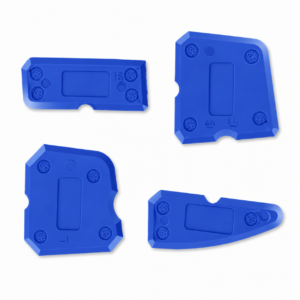 4 Stuks Siliconen Kit Afwerkset Voegspatel & Schraper